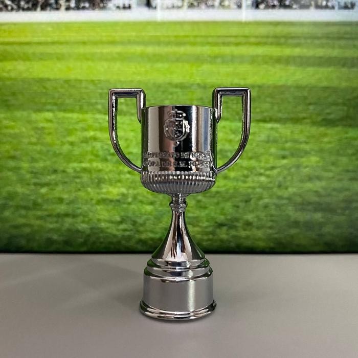 Miniatur Trofi Piala Copa Del Rey Spanyol - Piala Mini - Mini Trofi *