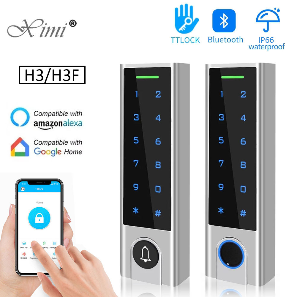 Smart Bluetooth TTLock App IP66 Waterproof Access Controller Passcode