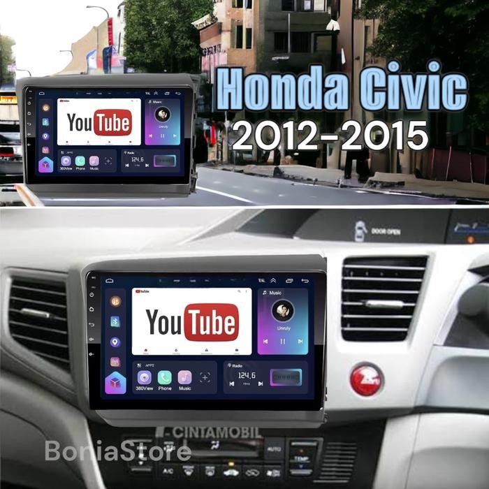 TERLARISS HU android Honda Civic 2012+Kamera 3D+Frame Fit+Kabel Power+ CANBUS