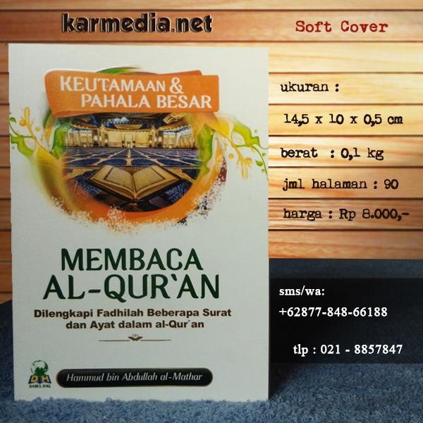 

TERLARIS Keutamaan & Pahala Besar Membaca Al-Qur'an READY STOCK