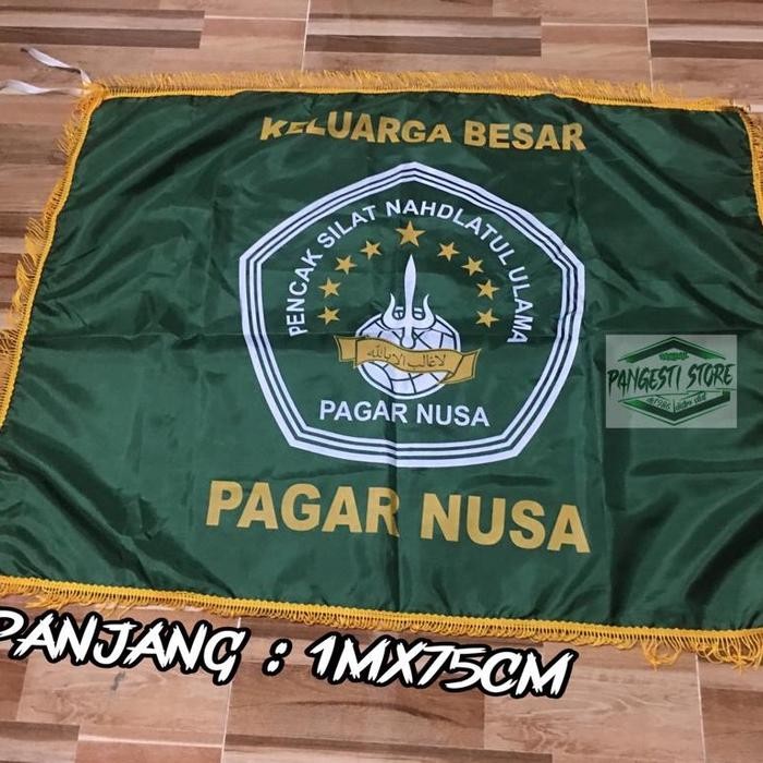 ASLI BENDERA PAGAR NUSA 1mx75cm hijau READY STOCK