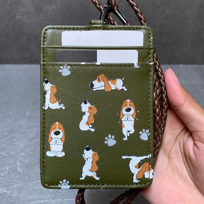 

ID CARD NAME TAG HOLDER HUSH PUPPIES LANYARD 100% ORIGINAL