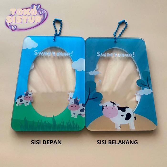 

CAHOL ACRYLIC KIYOWOK 2 SISI / 2 SIDE Photocard Holder 2 sisi 2 side kpop Transparent Clear Acrylic
