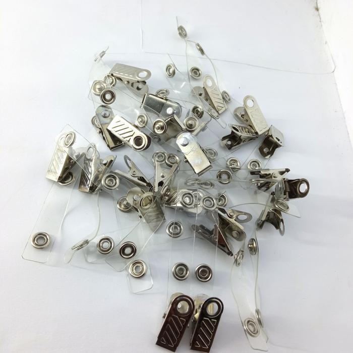 

Jepitan Nametag / jepitan id card / jepit garis / klip besi