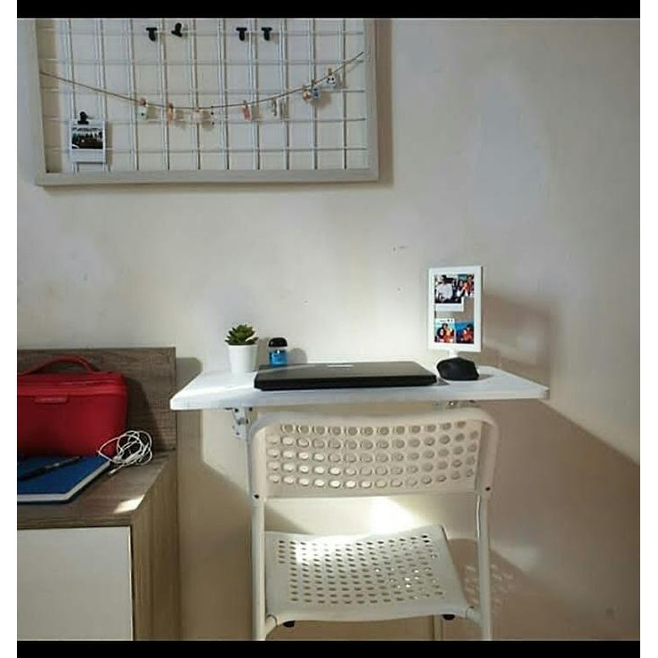 Murah Premium Meja Lipat Dinding Rak Papan Gantung Ambalan Laptop Printer Pc Termurah