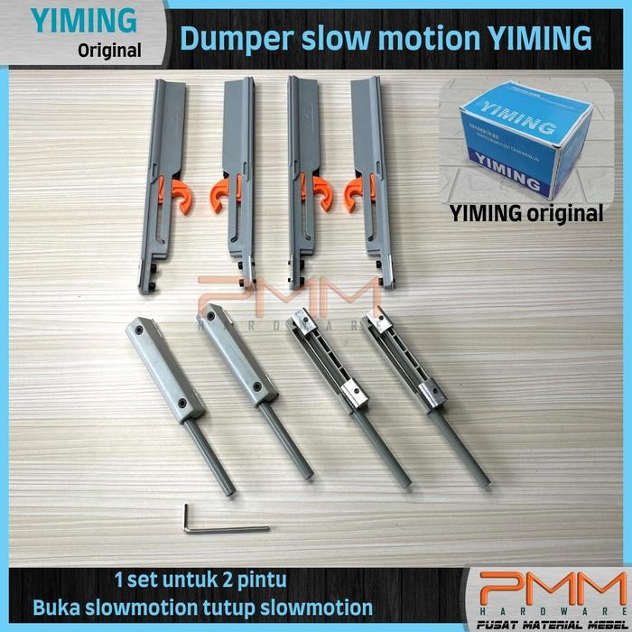 PREMIUM dumper slowmotion YIMING peredam rel roda pintu lemari sliding geser
