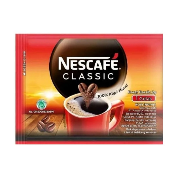 

NESCAFE CLASSIC SACHET 10x2 GR