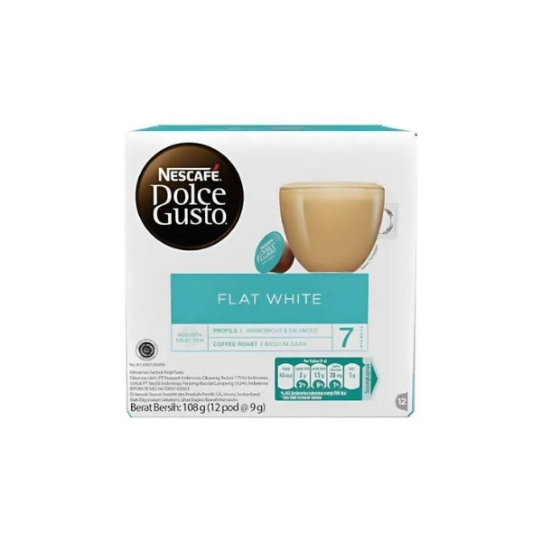 

NESCAFE DOLCE GUSTO FLAT WHITE 12'S