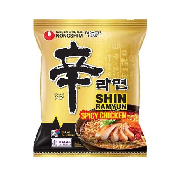 

NONGSHIM STIR FRY SHIN RAMYUN SPICY CHICKEN 120 GR