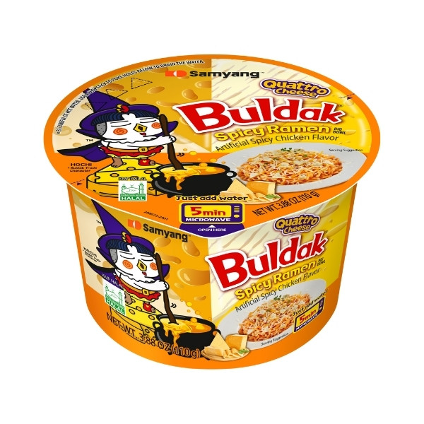 

SAMYANG HOT CHICKEN RAMEN BULDAK QUATTRO 110 GR