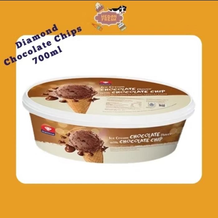 

OR6T Ice Cream Diamond Choco Chip 700Ml