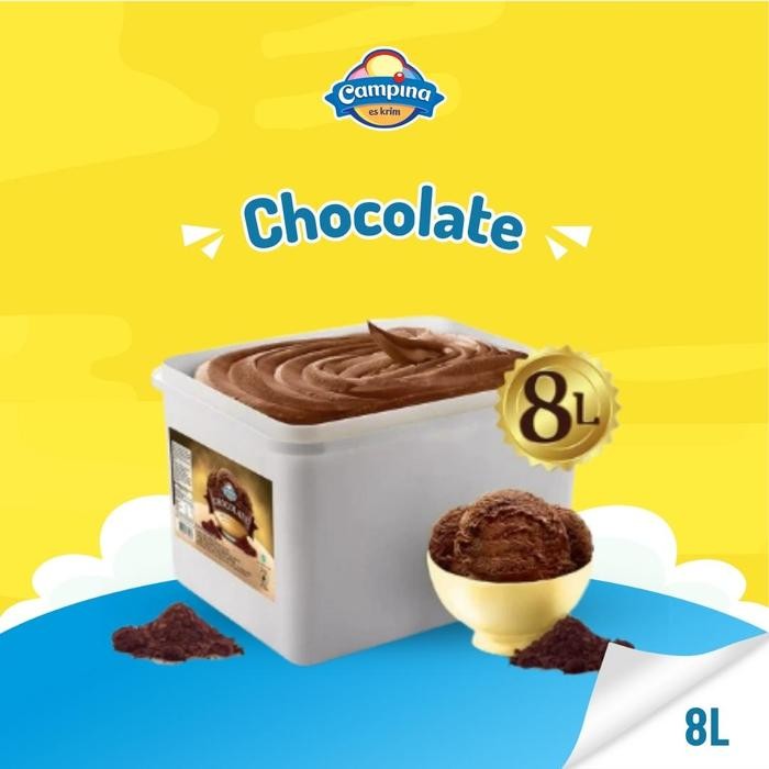 

OR6T Campina 8 Liter Chocolate - Es Krim