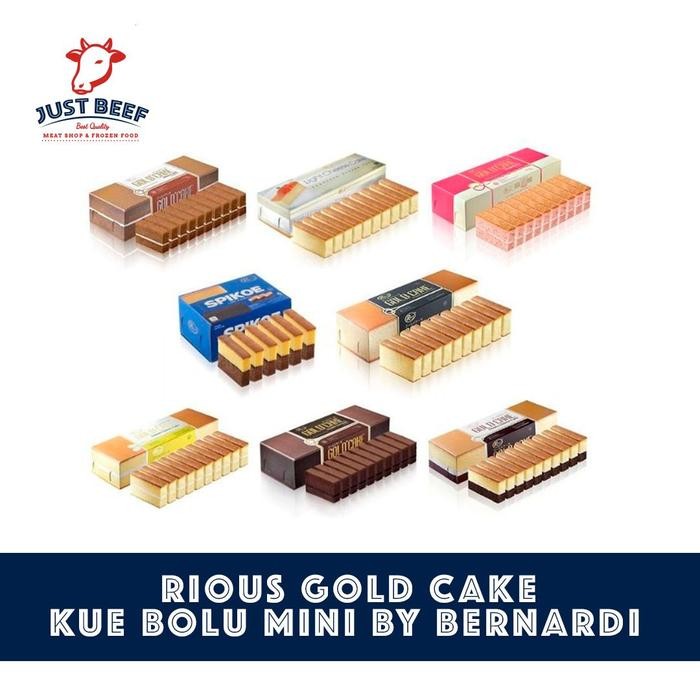 

OR6T Rious Gold Cake / Japanese Cake / Kue Bolu Mini By Bernardi 190G/200G