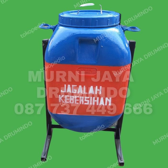 PREMIUM Tempat sampah / tong sampah plastik 50 liter