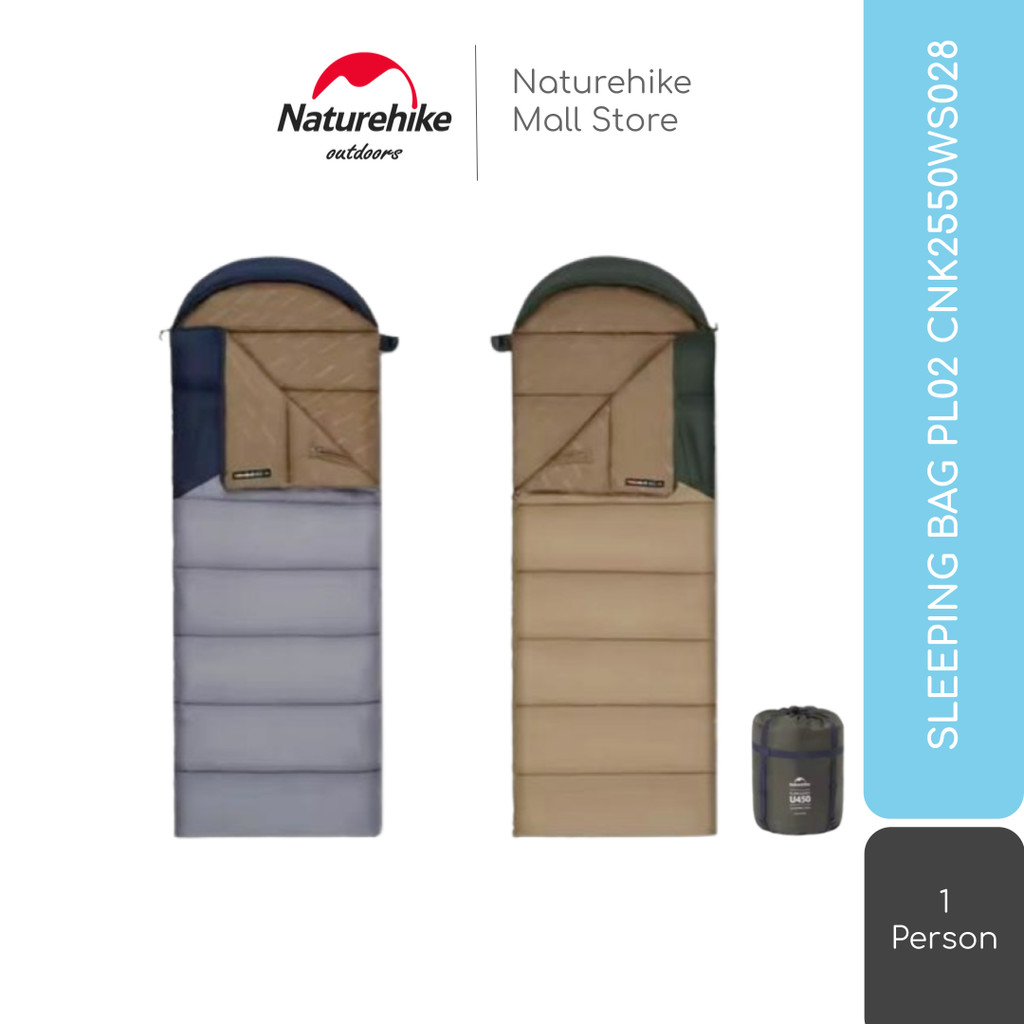 SLEEPING BAG / KANTONG TIDUR SELIMUT CAMPING OUTDOOR PL02 NATUREHIKE CNK2550WS028