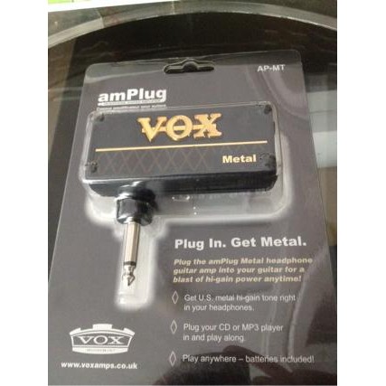VOX Amplug Metal Headphone Guitar Amplifier
