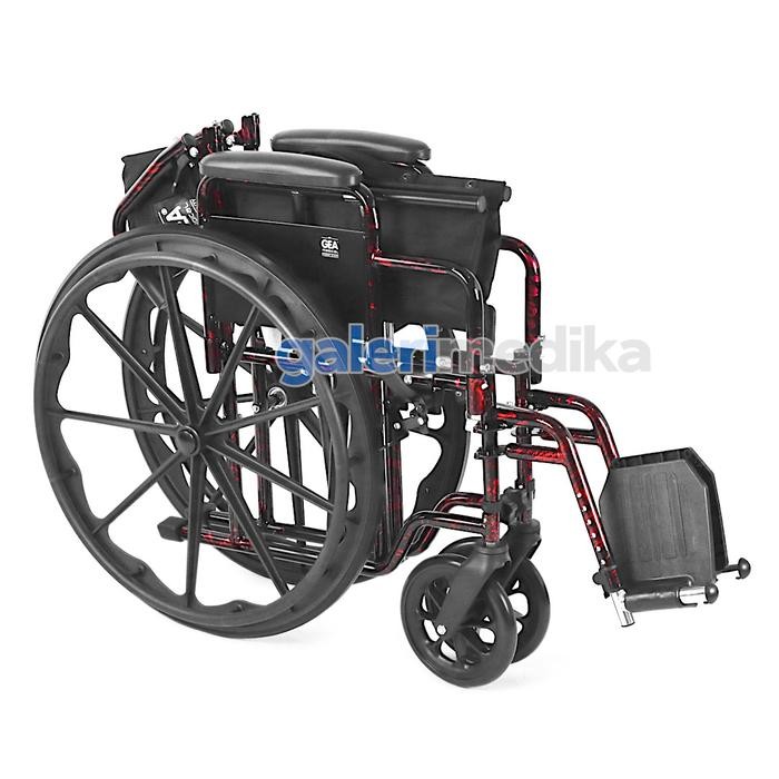 TERBARU Kursi Roda Standard GEA YJ-023E Steel Wheelchair Premium / Kursi Roda Premium GEA YJ 023E