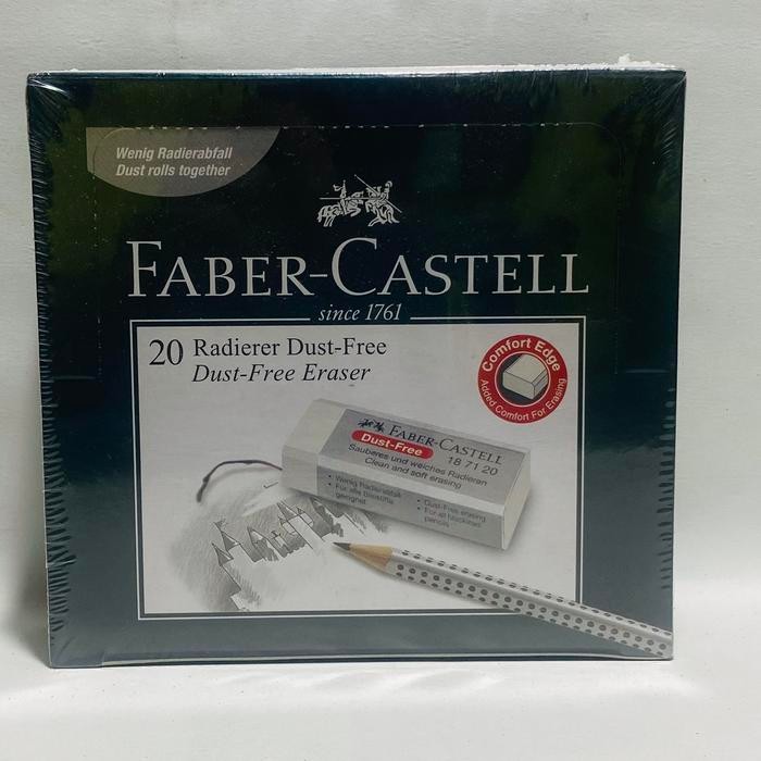 

Eraser / Penghapus Faber Castell Putih Besar / 1 Box Isi 20 Pcs