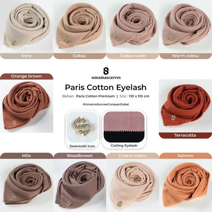 (Expert) Umama Scarves - Paris Cotton Eyelash (Pouch)
