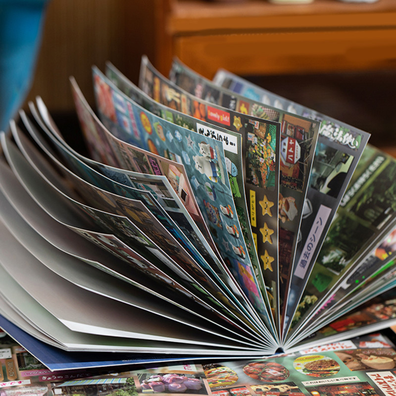 

30/60/90pcs Retrospective Voice Cut Film Sticker Book Creative Handbook DIY Scrapbook