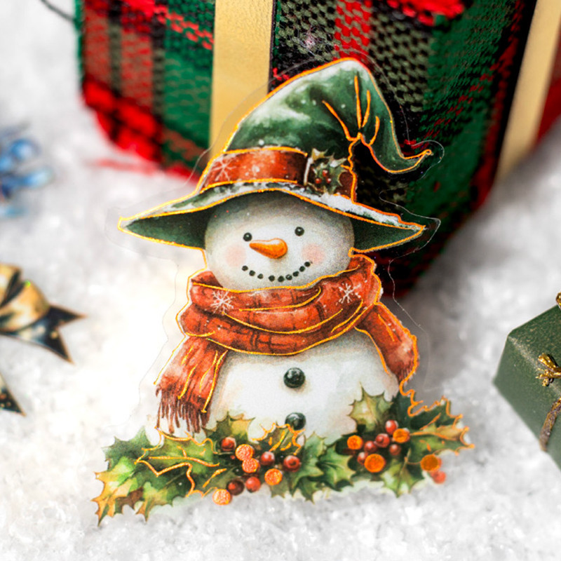 

5Style 30Pcs/bag winter letter series postcard material DIY handbook scrapbook photo frame