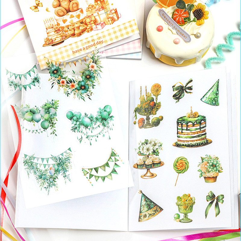 

2Style 20Pcs/bag Joyful Festival Party Theme Stickers DIY Handbook Scrapbook Photo Frame