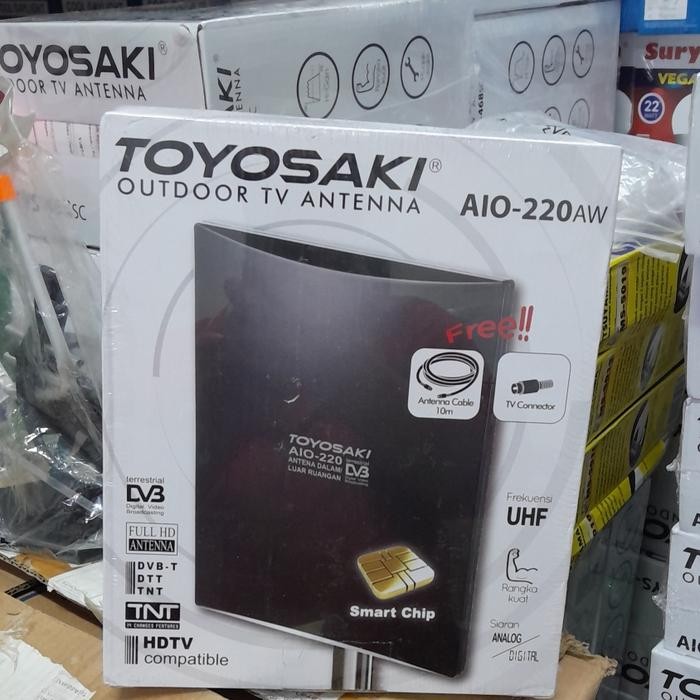 Termurah Promo Antenna Tv Toyosaki Indoor Tys- 002 Booster Antenna Digital Termurah