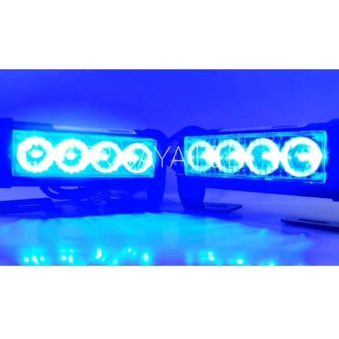 Lampu LED Strobo ni 10 Mata Sepasang CR7