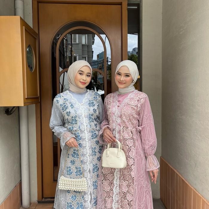 6H27 Havana Outer Dress Dress Tile Garden Outer Midi Dress Outer Dress Outer Dress Lebaran