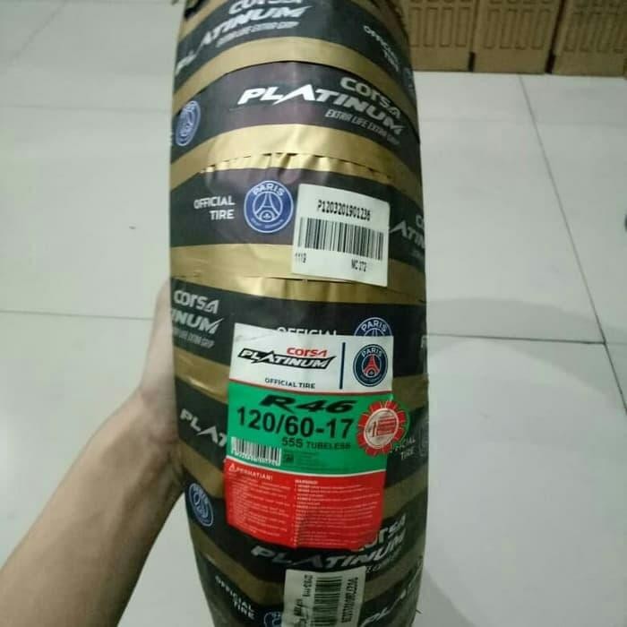 BAN LUAR CORSA PLATINUM R46 UKURAN 120/70-17