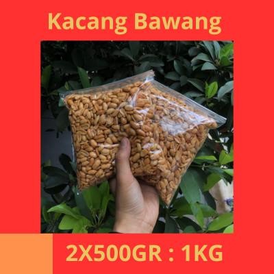 

4ZMI Kacang Bawang Goreng Daun Jeruk 1Kg Murah Cemilan Tradisional Homemade
