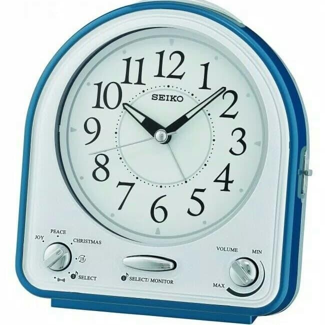 Jam Weker Meja Seiko Qhp003L 18 Melody Murah Qhp003