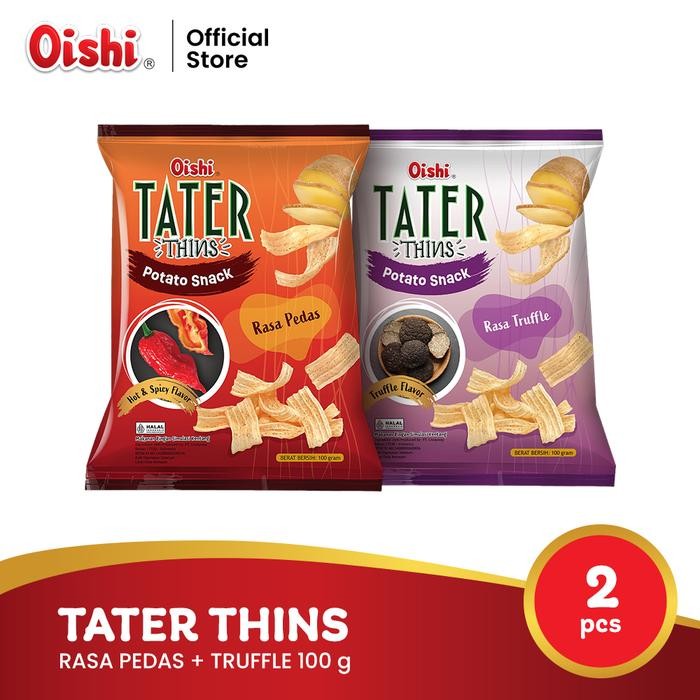 

4ZMI Oishi Tater Thins Mix Variants Pedas & Truffle (2 Pcs)
