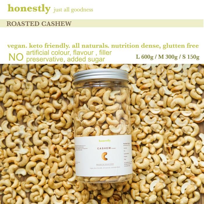 

4ZMI Roasted Cashew Nut , Kacang Mede Mete Panggang , Keto Diet , Natural
