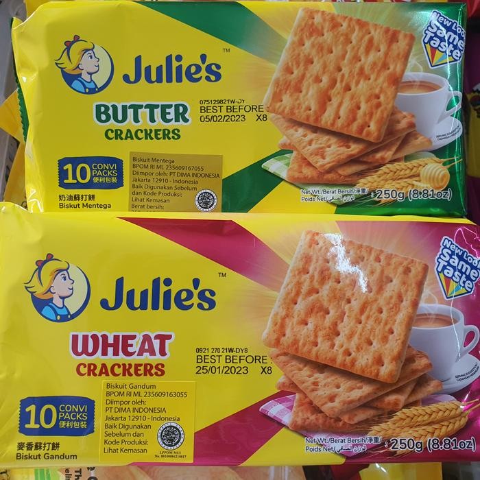 

4ZMI Julies Butter Crackers / Wheat Crackers / Julie'S