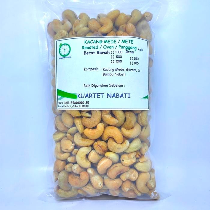 

4ZMI Kacang Mede - Mete Oven - Roasted Cashew - Jumbo - Rasa Asin - 500 Gr