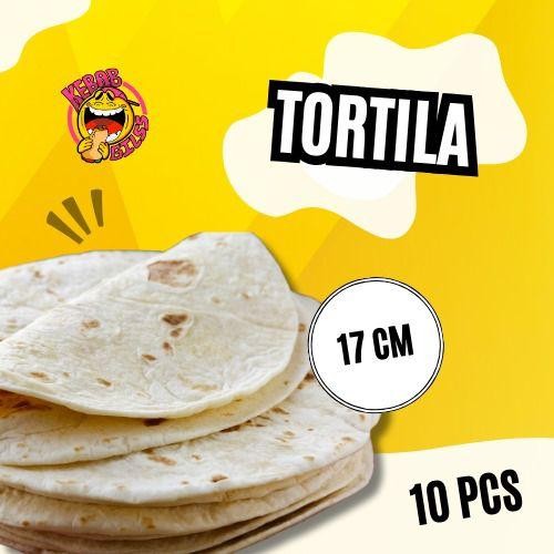 

4ZMI Tortilla Premium 17Cm Isi 10 Lembar Tortila Kulit Kebab Bungkus Kebab