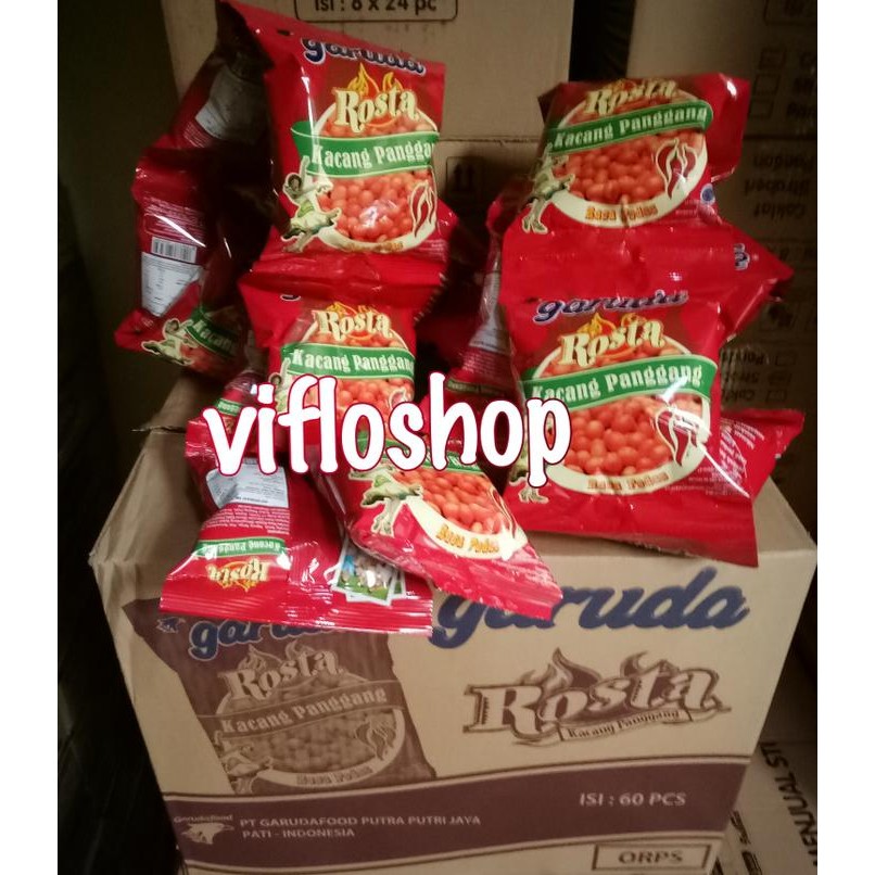 

4ZMI Kacang Garuda Rosta (Rasa Bawang & Rasa Pedas) 10 X 25 Gram