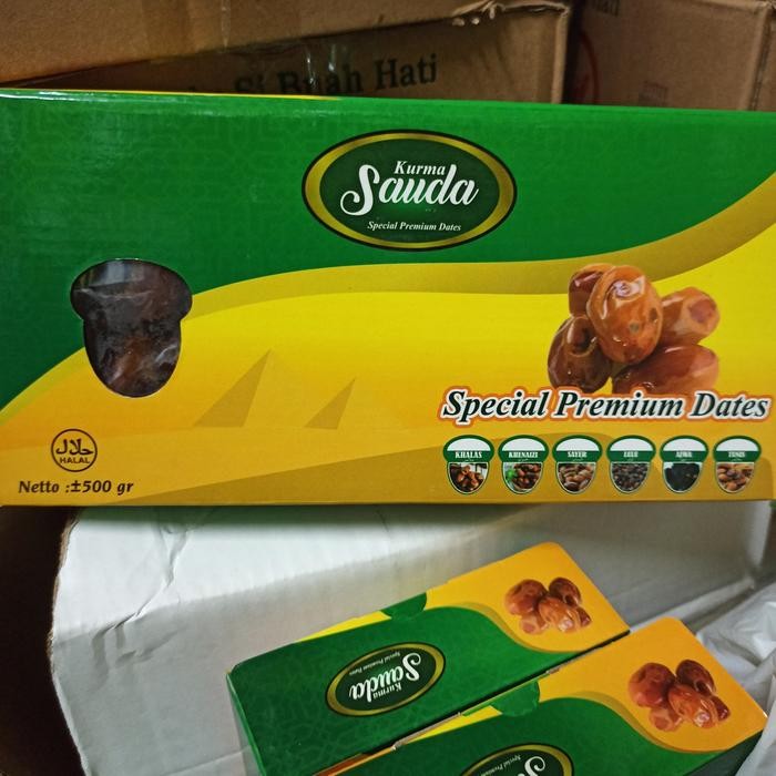 

4ZMI Kurma Khalas Sauda 500 Gram Special Premium