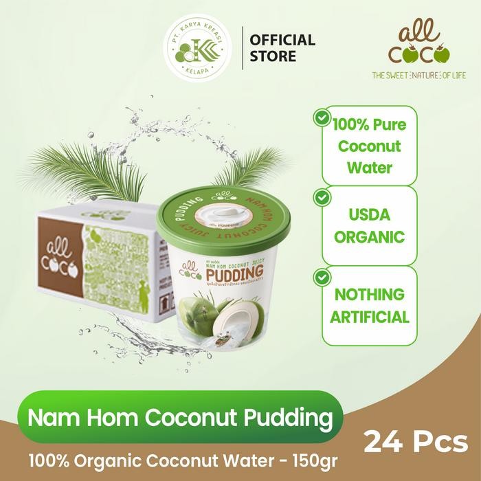 

4ZMI All Coco Frozen Namhom Bundle Pudding Kelapa Murni - 150Gr - 24 Pcs