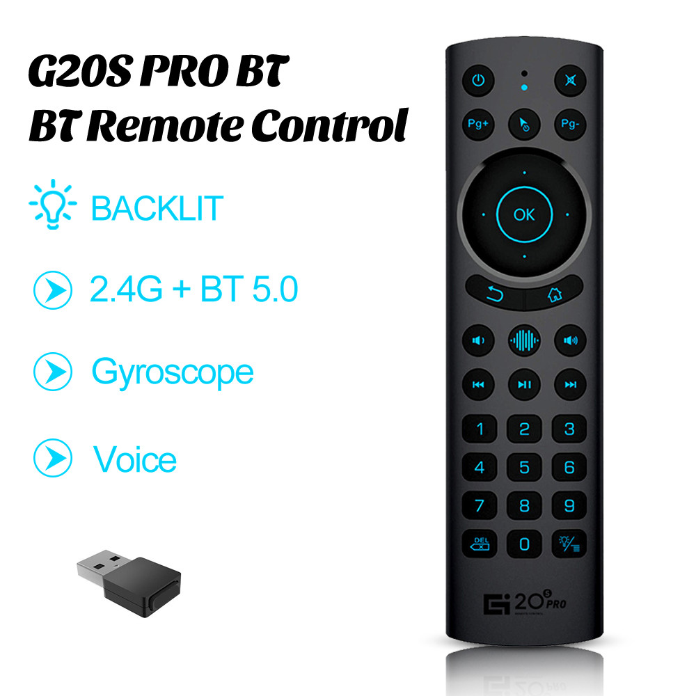 G20S PRO Voice Remote Control Backlit 2.4G Wireless Air Mouse