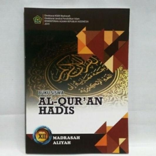 

DISKON Menjual buku siswa Al Qur'an hadits k13 Depag untuk kelas 12 READY STOCK