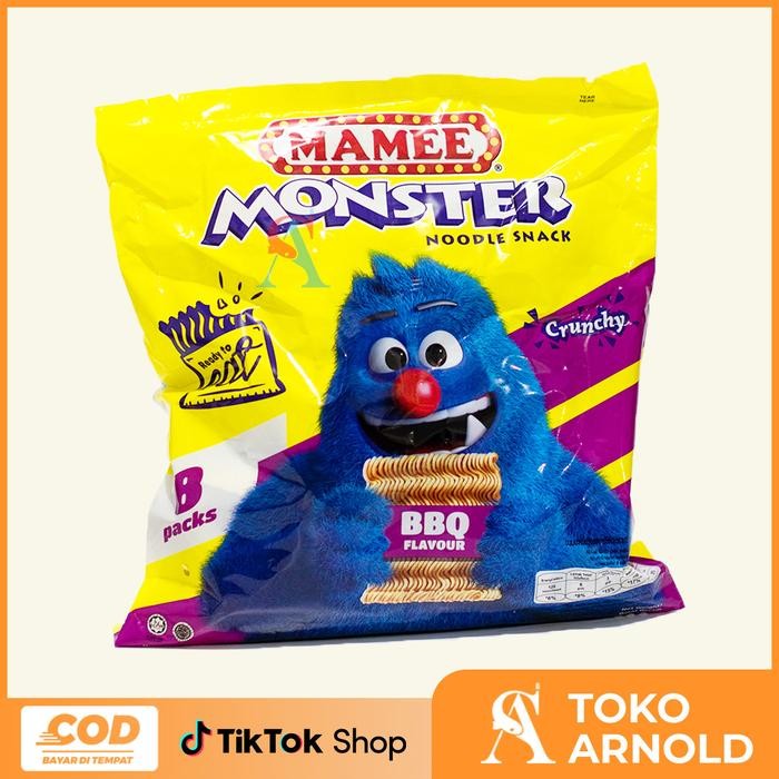 

IOI2 Mamee Monster Flavour Bbq 200 Gr / Cemilan Mamee Monster [ Cod ]