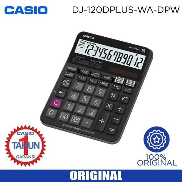 

Casio Kalkulator (Desktop Calculator) 12 Digit Dj-120D Plus