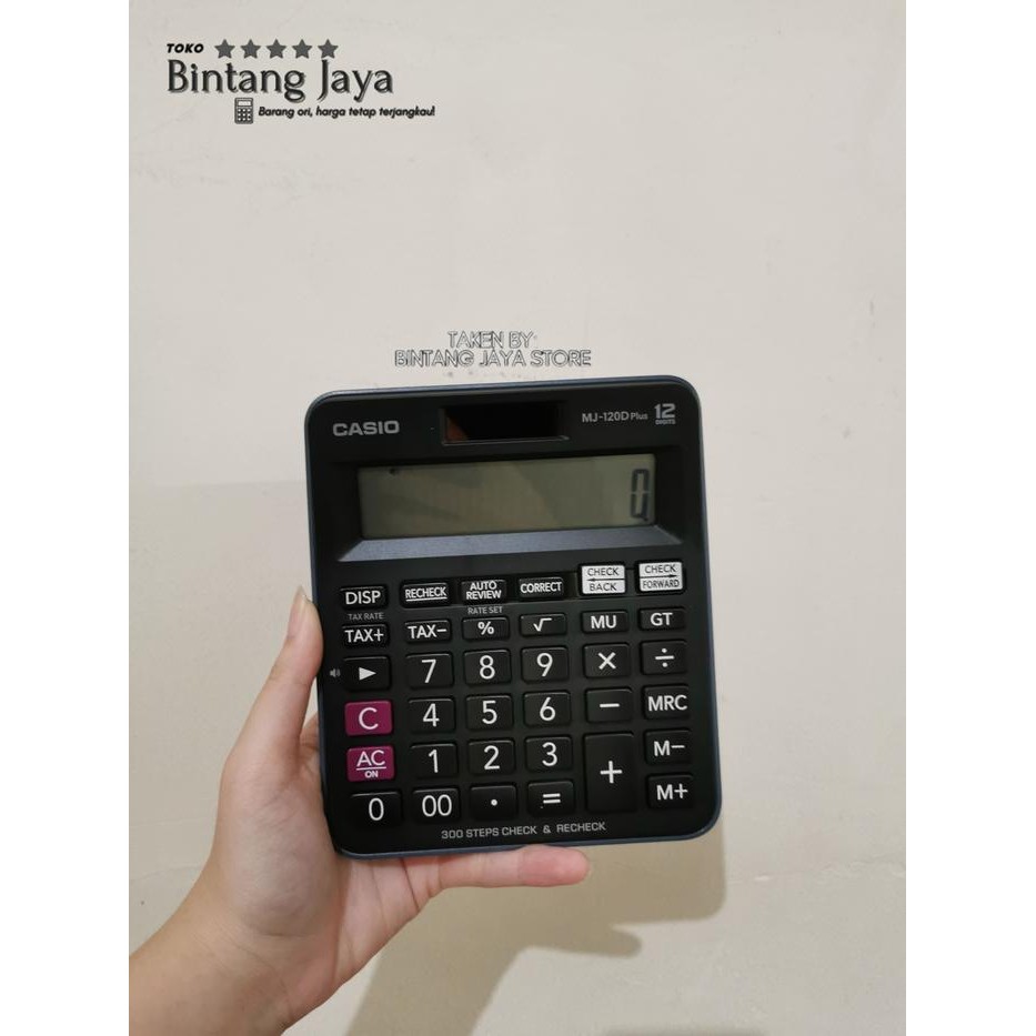 

Kalkulator Casio Mj-120D Plus Baru Dan Original