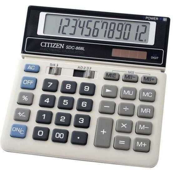 

CITIZEN SDC-868L - KALKULATOR MEJA