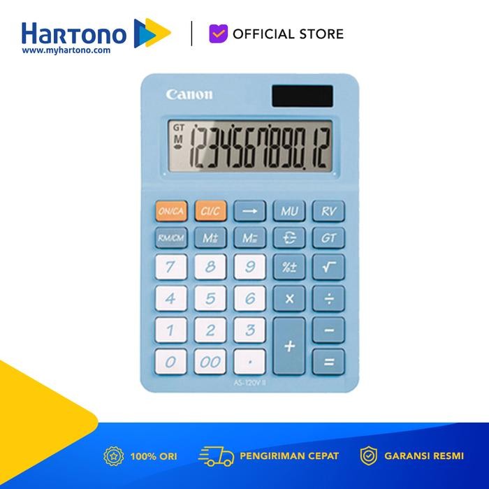 

CANON DESK CALCULATOR SKY BLUE AS-120VII-SB/ASAHB
