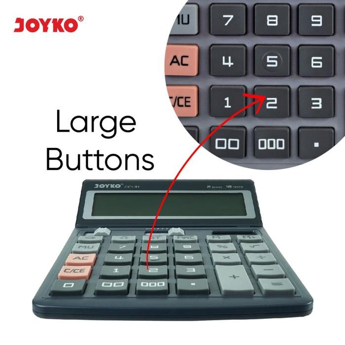 

CALCULATOR / KALKULATOR JOYKO CC-31 / 16 DIGITS