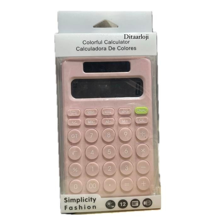 

JUAL COLORFUL CALCULATOR KALKULATOR 12 DIGIT UNIK LUCU WARNA TIPIS