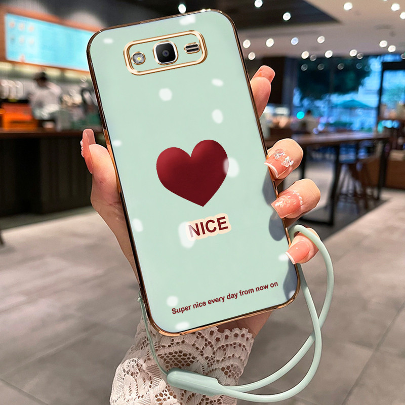 Casing Hp Untuk Samsung Galaxy J2 Prime J2 Ace Case Casing Cinta Strawberry HP Cesing Silikon Softca